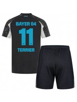 Bayer Leverkusen Martin Terrier #11 Ausweichtrikot für Kinder 2024-25 Kurzarm (+ Kurze Hosen)